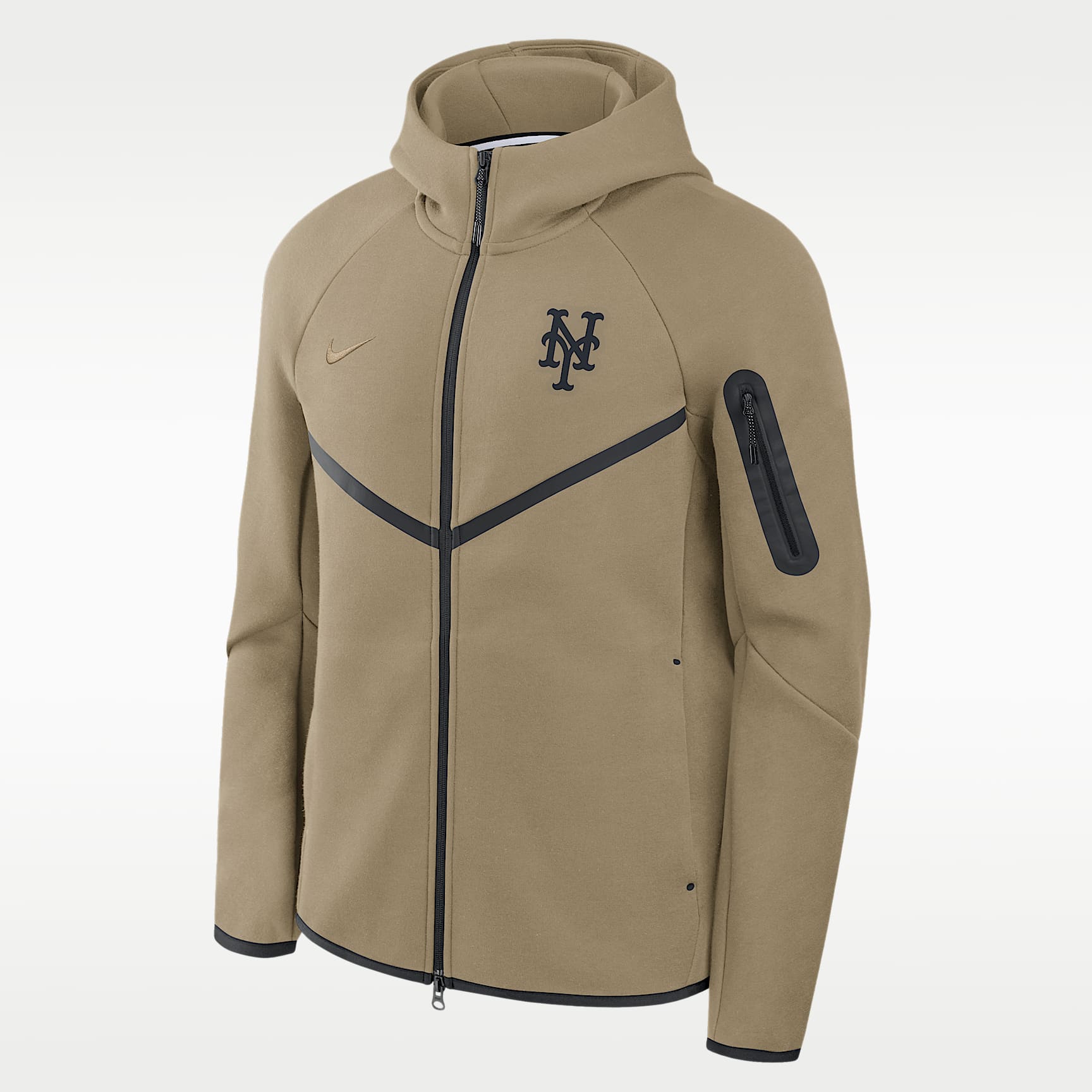 New York Mets Tech Fleece Windrunner Men's Nike MLB Full-Zip